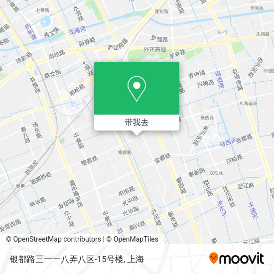 银都路三一一八弄八区-15号楼地图