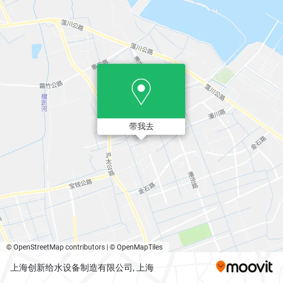 上海创新给水设备制造有限公司地图