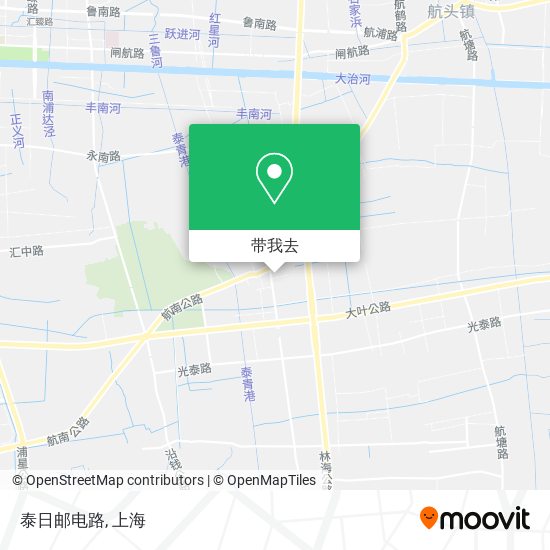 泰日邮电路地图