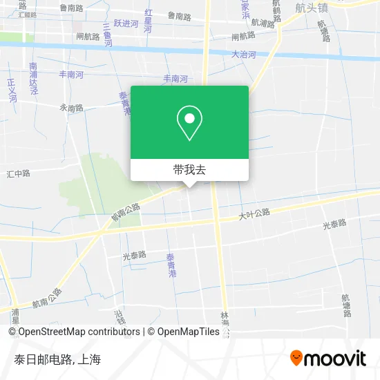 泰日邮电路地图