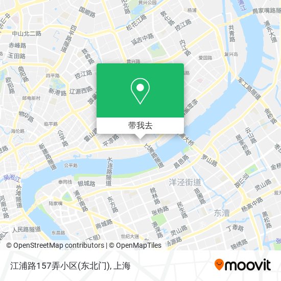 江浦路157弄小区(东北门)地图