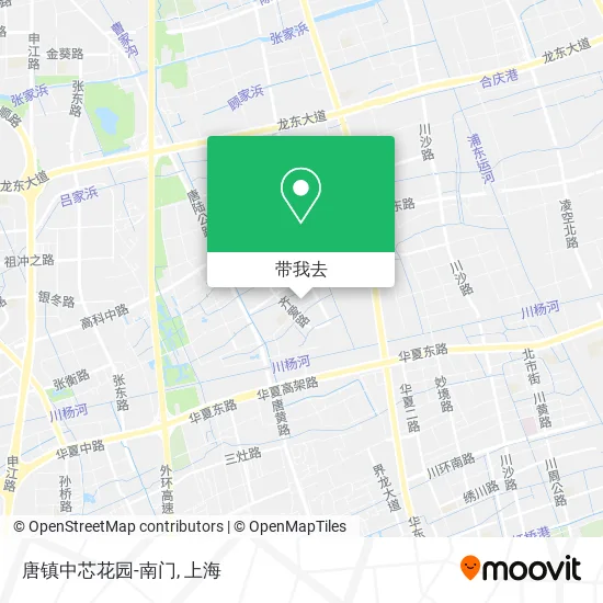 唐镇中芯花园-南门地图