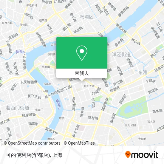 可的便利店(华都店)地图