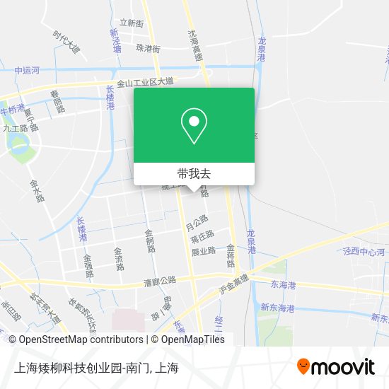 上海矮柳科技创业园-南门地图