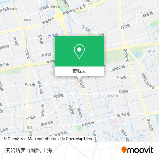 秀沿路罗山南路地图