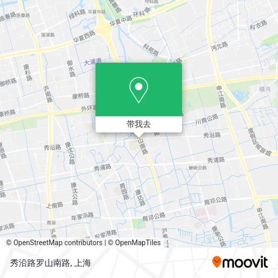 秀沿路罗山南路地图