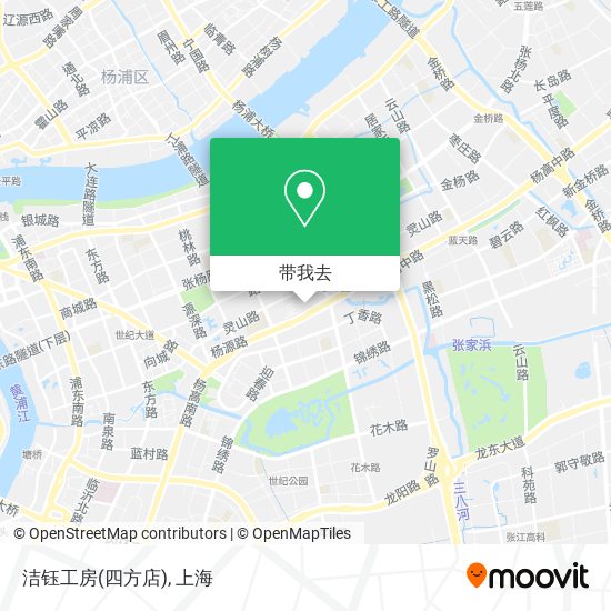 洁钰工房(四方店)地图