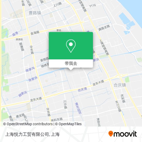 上海悦力工贸有限公司地图
