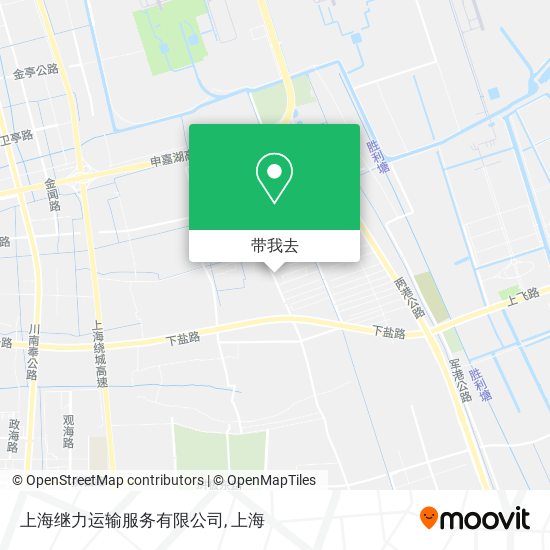 上海继力运输服务有限公司地图