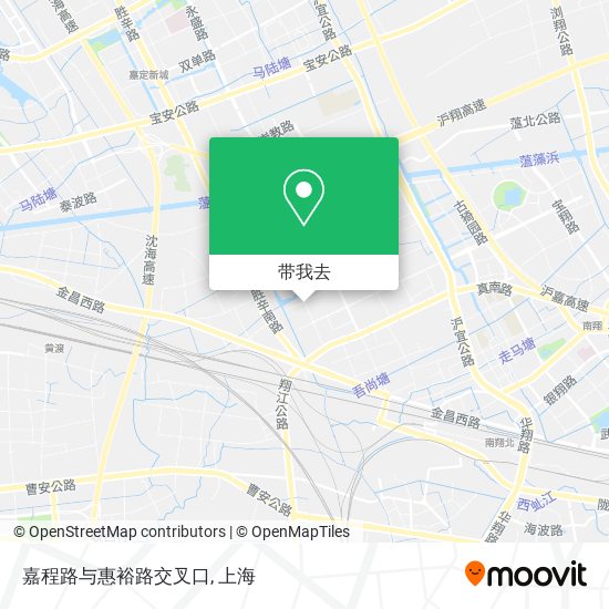 嘉程路与惠裕路交叉口地图
