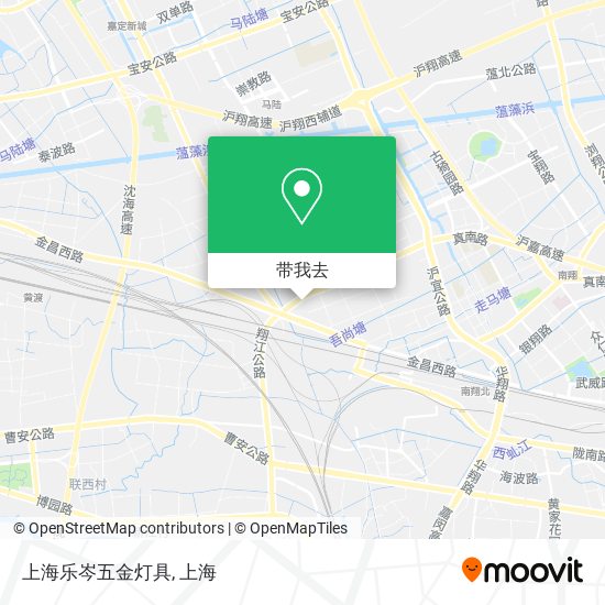 上海乐岑五金灯具地图
