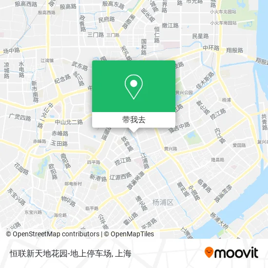 恒联新天地花园-地上停车场地图