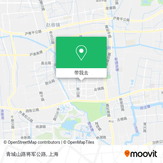 青城山路将军公路地图