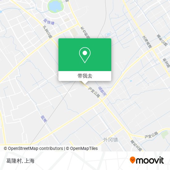 葛隆村地图