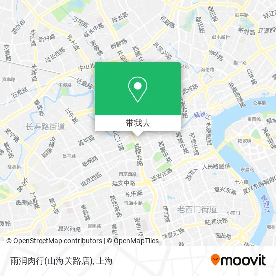 雨润肉行(山海关路店)地图