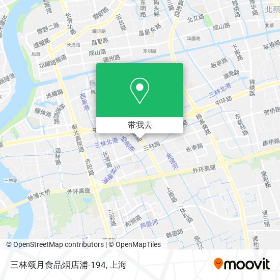 三林颂月食品烟店浦-194地图