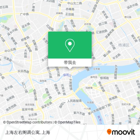 上海左右阁调公寓地图