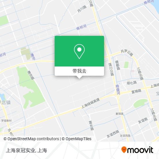 上海泉冠实业地图