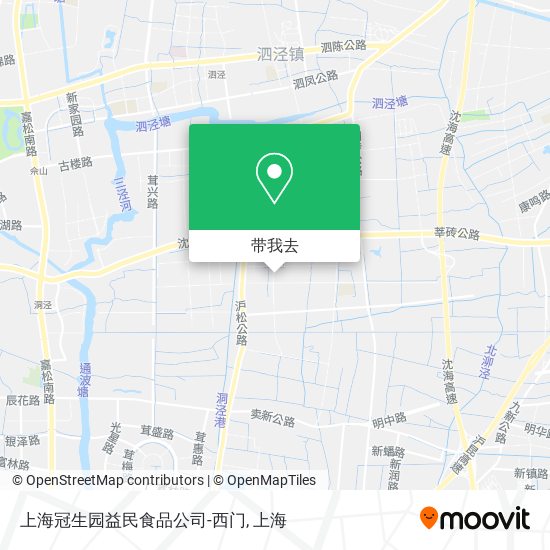 上海冠生园益民食品公司-西门地图