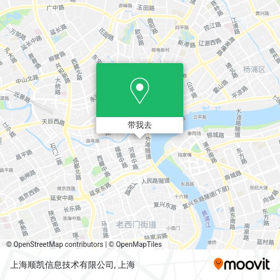 上海顺凯信息技术有限公司地图