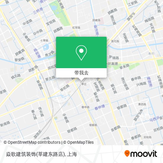 焱歌建筑装饰(莘建东路店)地图