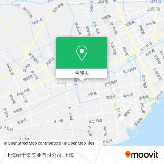 上海绿于染实业有限公司地图