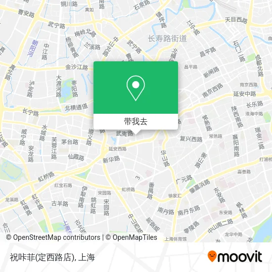 祝咔菲(定西路店)地图