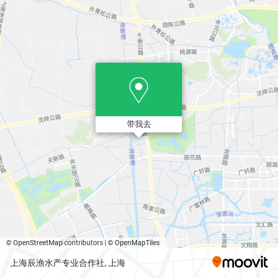 上海辰渔水产专业合作社地图