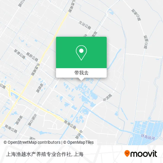 上海渔越水产养殖专业合作社地图