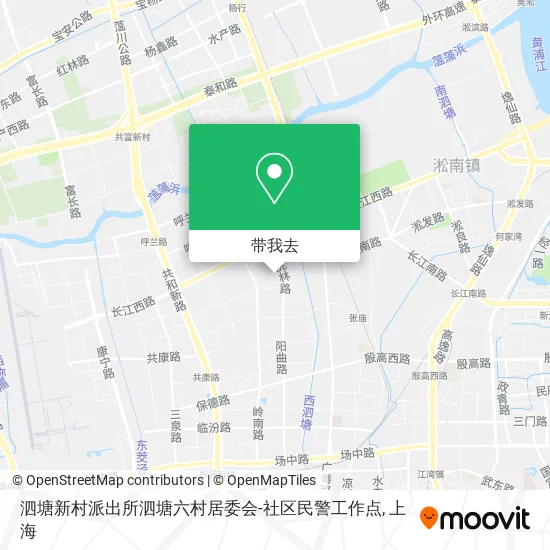 泗塘新村派出所泗塘六村居委会-社区民警工作点地图