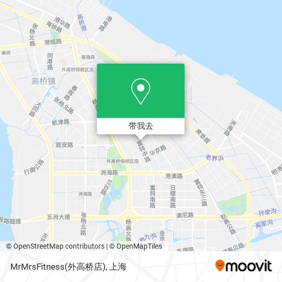 MrMrsFitness(外高桥店)地图