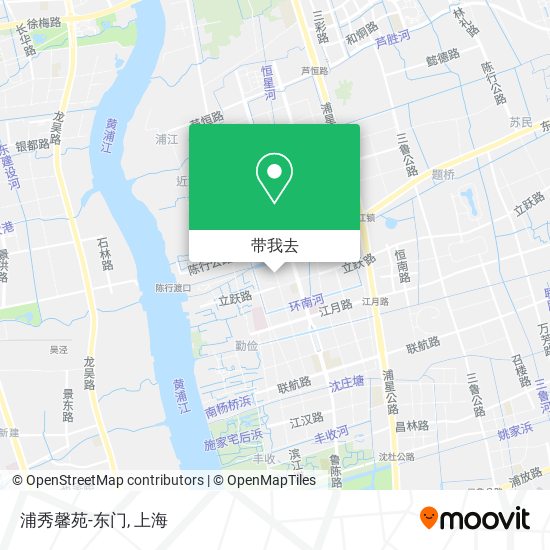 浦秀馨苑-东门地图
