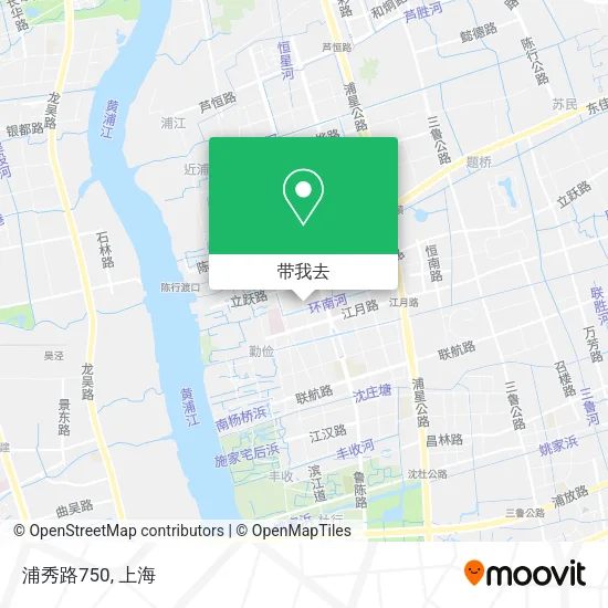 浦秀路750地图