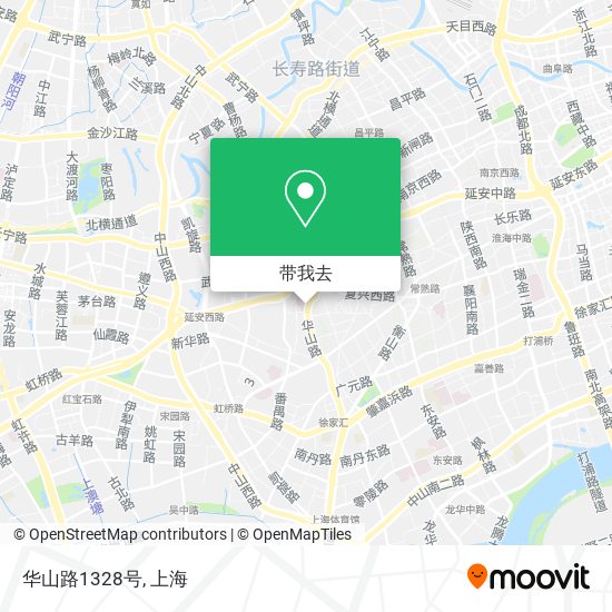 华山路1328号地图
