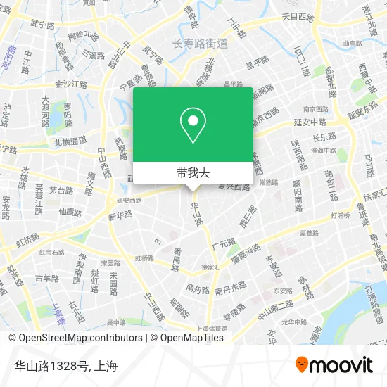 华山路1328号地图