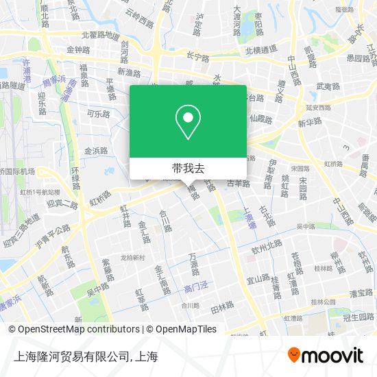 上海隆河贸易有限公司地图