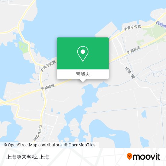 上海源来客栈地图