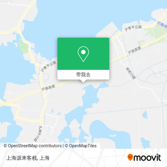 上海源来客栈地图
