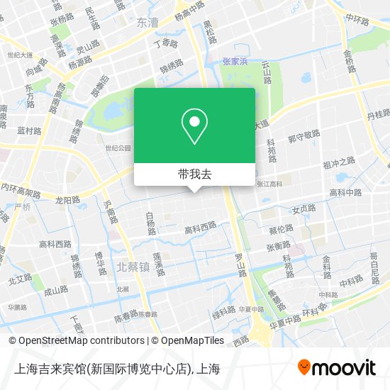 上海吉来宾馆(新国际博览中心店)地图