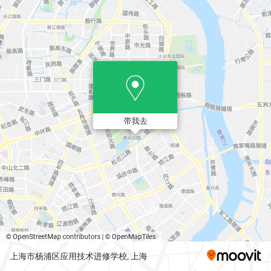 上海市杨浦区应用技术进修学校地图