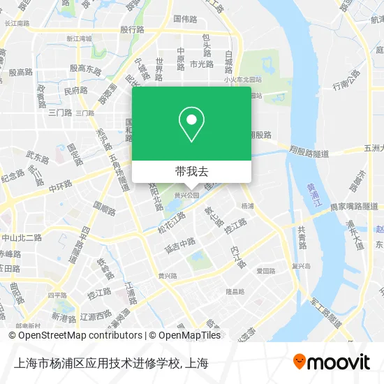 上海市杨浦区应用技术进修学校地图