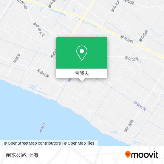 闸东公路地图