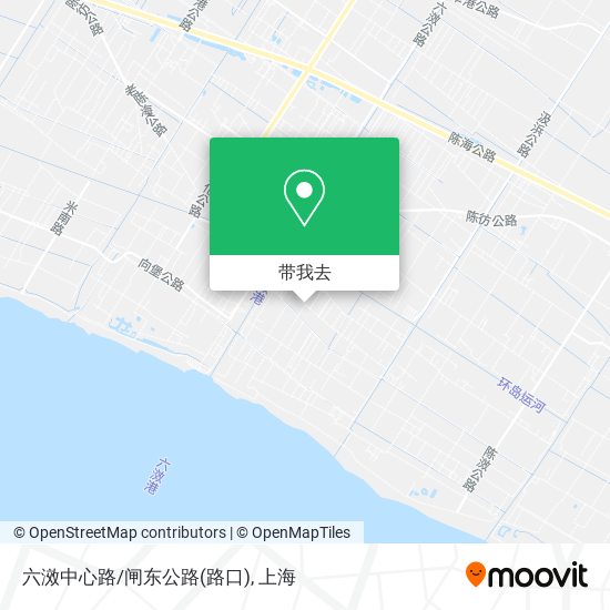 六滧中心路/闸东公路(路口)地图