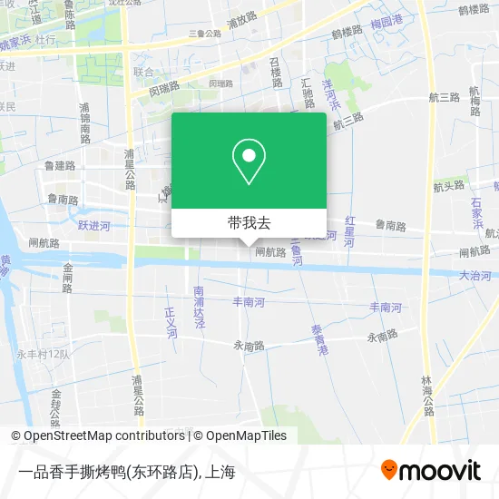 一品香手撕烤鸭(东环路店)地图