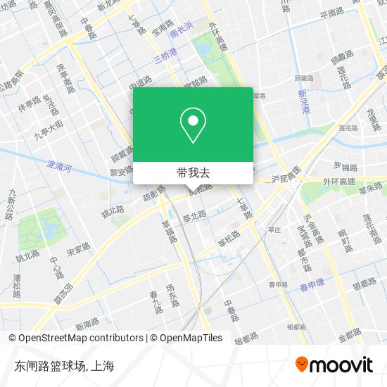 东闸路篮球场地图