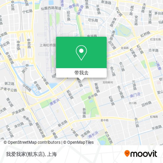 我爱我家(航东店)地图