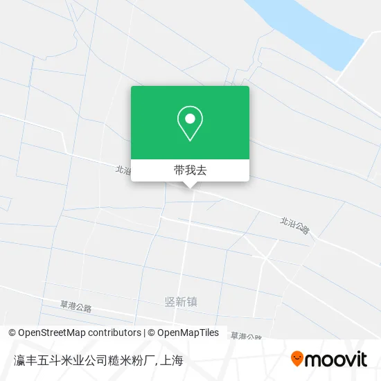 瀛丰五斗米业公司糙米粉厂地图