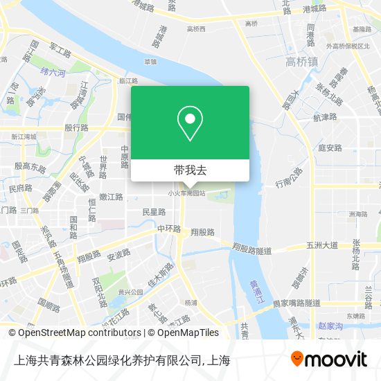 上海共青森林公园绿化养护有限公司地图
