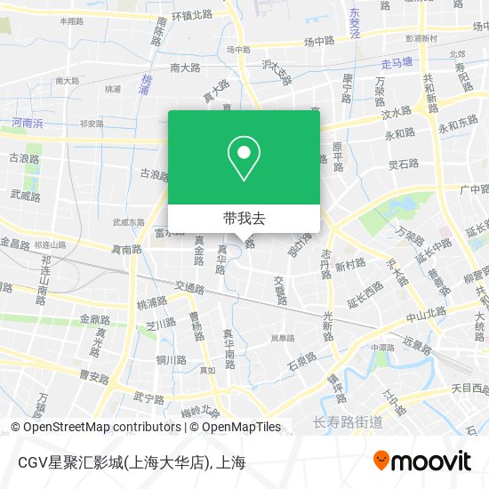 CGV星聚汇影城(上海大华店)地图