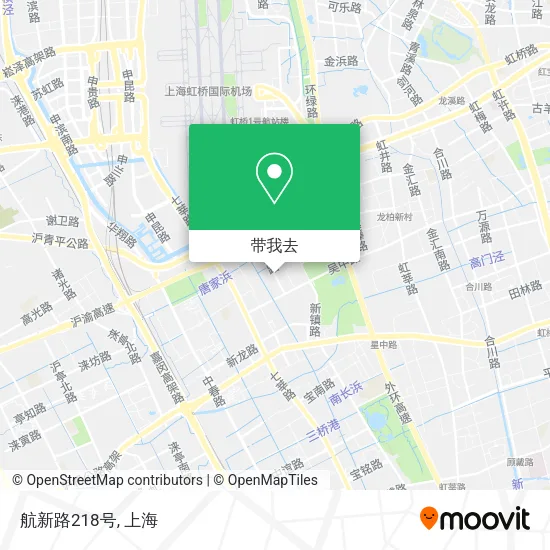 航新路218号地图